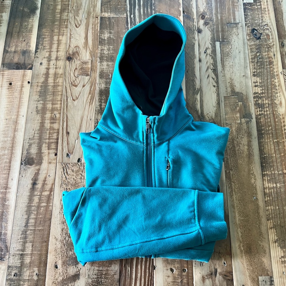 Lululemon mens teal hoodie jacket size medium
